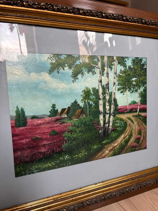 Pejzaż olejny - Henryk Malajka 1942 53x41
