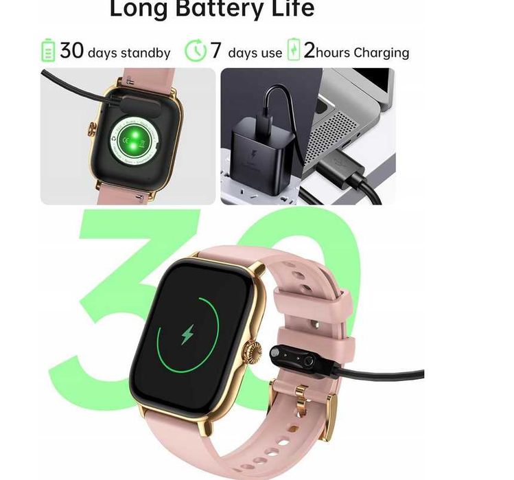 SMARTWATCH zegarek LCD IP68 pro