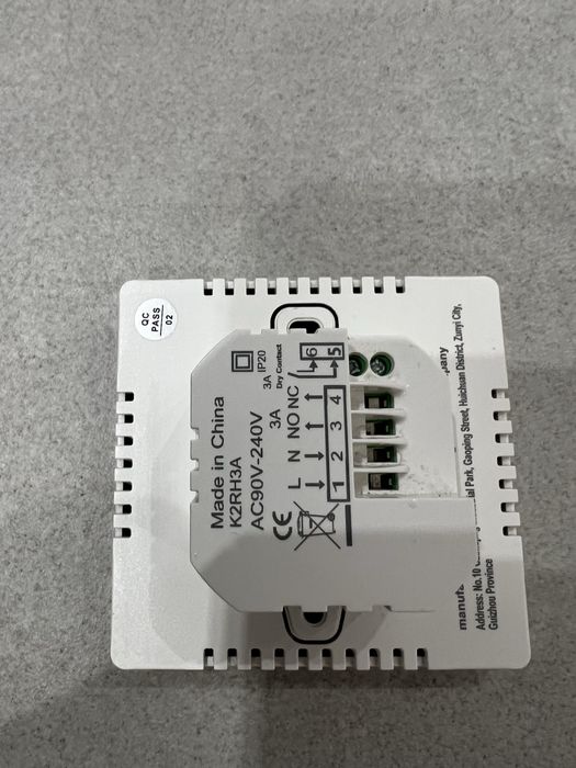 Programowalny termostat cyfrowy K2RH3A AC 90–240 V