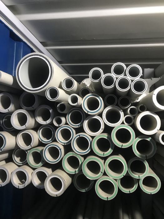 Труба PP-R  PN20/110 стекловолокно для опалення(20-110 діаметри)