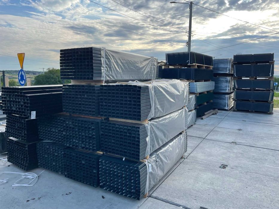 Słupki 60x40 !!22zł/sztukę!! Grafit Antracyt Czarny