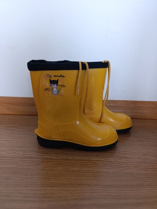 Żółte kalosze dziecięce Endo