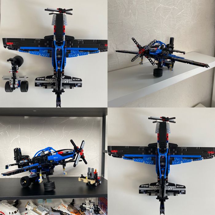 Lego Technic винищувач P-51D Mustang, лего літак, оригінал, кастом,