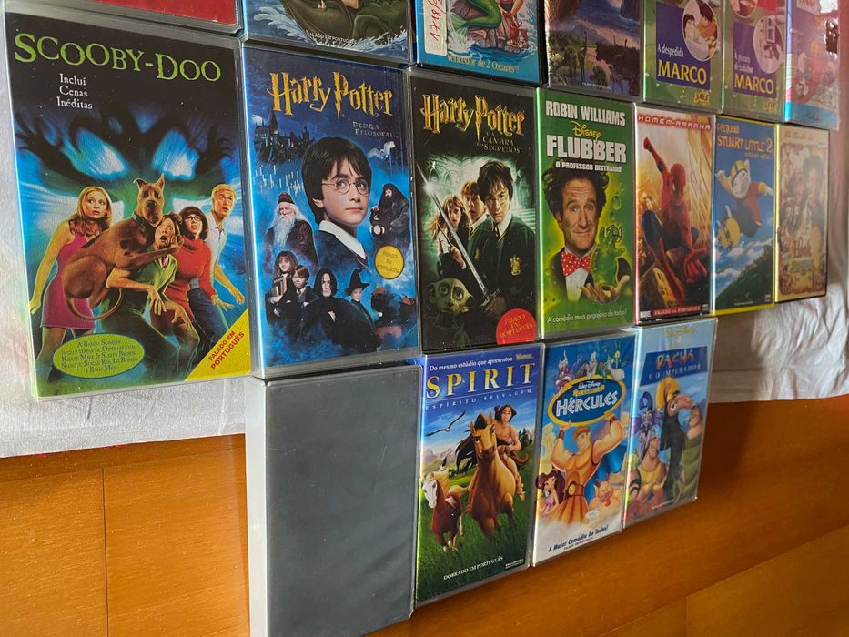VHS Infantis Português Dragon Ball Pokémon Disney Warner Harry Potter