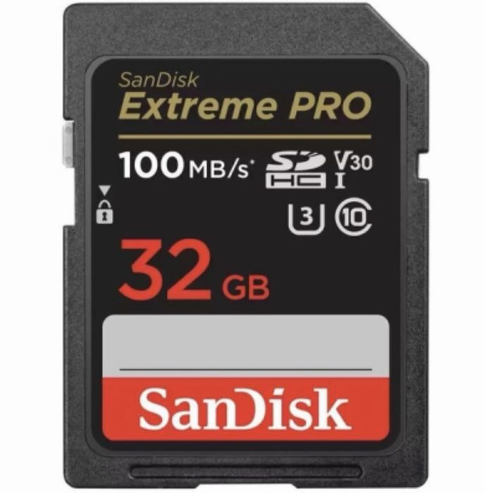 Нові! Карта пам'яті SanDisk SD 32GB C10 UHS-I U3 Extreme Pro V30