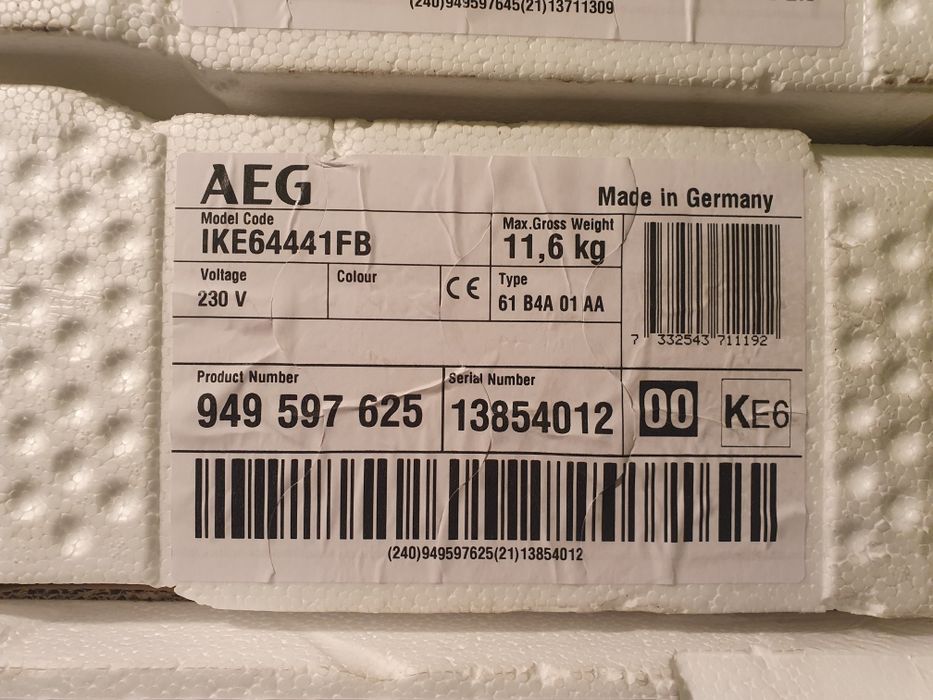 Nowa płyta indukcyjna AEG IKE 64441 FB Wołów • OLX.pl
