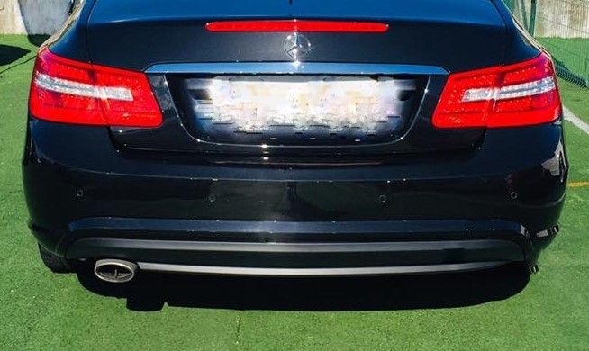 Pára choques trazeiro MERCEDES E, Revestimento inferior