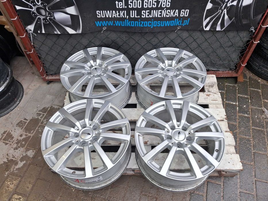 4x felgi alu R18 5x112 Audi A3 A4 A6 A8 Q5 Skoda Vw Cupra Mercedes