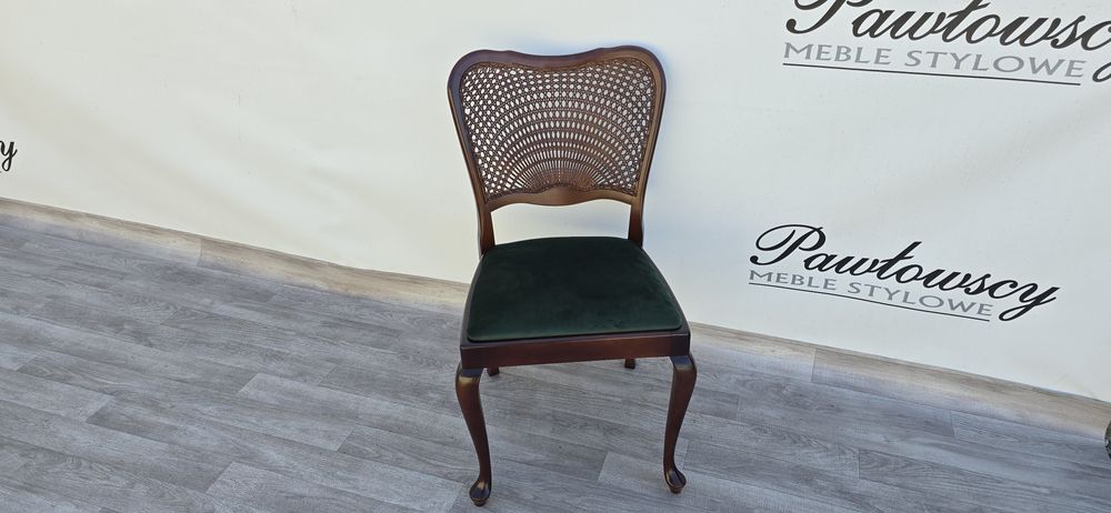 Krzesło stylowe Chippendale Nowa tapicerka