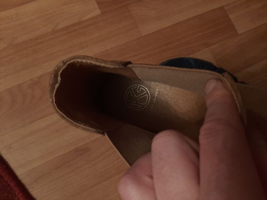 Мужские ботинки Челси Kurt Geiger,натуральный замш, размер 44