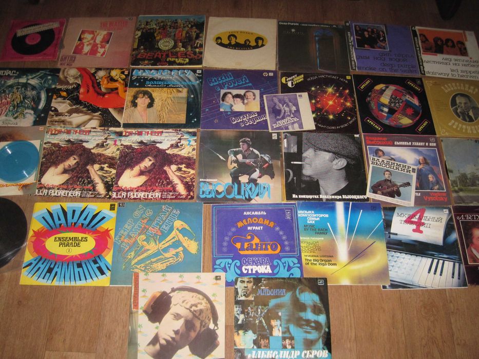 Пластинки виниловые из СССР