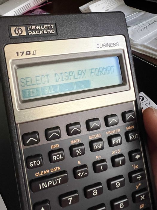 Calculadora Business HP 17BII imaculada