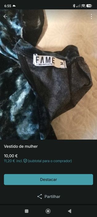 Roupa de mulher