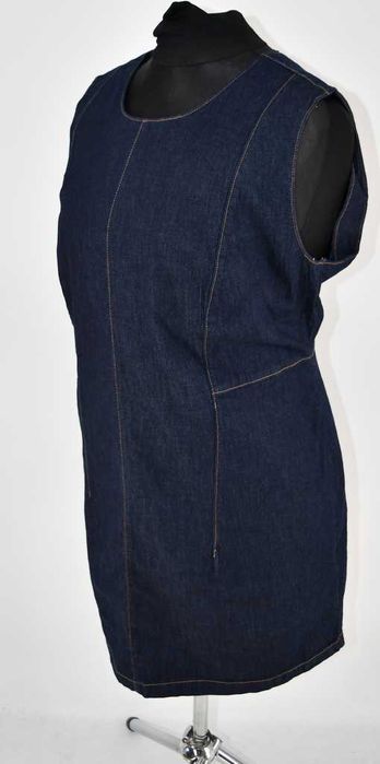 Jeansowa sukienka ołówkowa  Bonprix 52