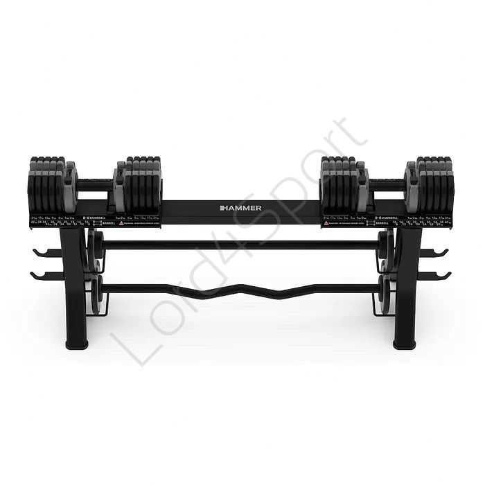 Zestaw hantli i sztang regulowanych HAMMER STRONGLOCK 8.0