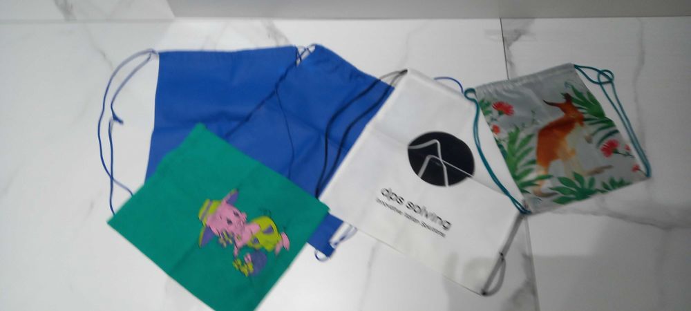 Worki  miękkie  na plecy różne