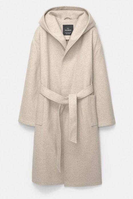 Довге пальто з фетру pullandbear