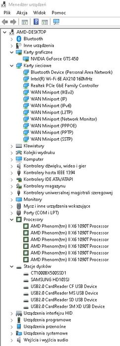 Komputer 6 rdzeni z WI-FI 6E,Bluetooth 5.2,USB 3.0