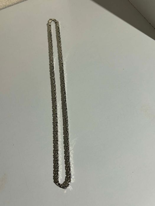 Srebrny łańcuch królewski 925 60cm 4mm