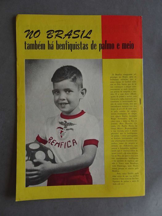 Revista O Benfica Ilustrado nº 27 ano 1959