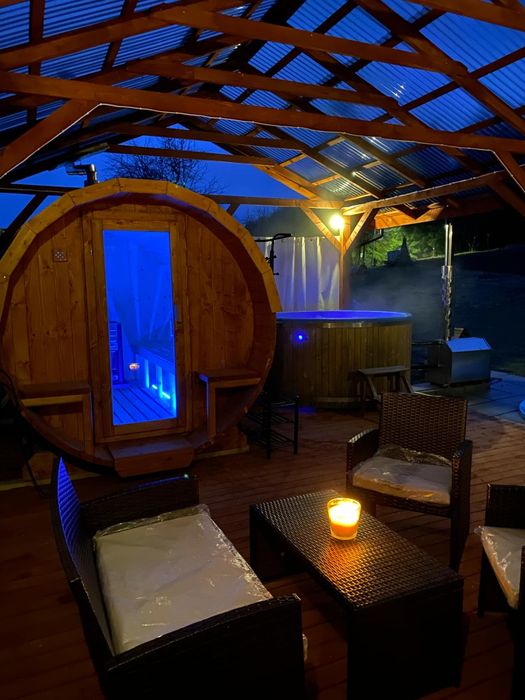 Domki letniskowe w Bieszczadach z ruską banią i jakuzzi. TERCZANKA