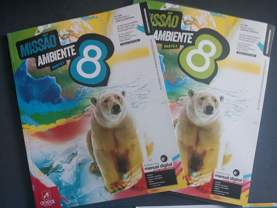 Manual novo de Ciências Naturais do 8 ano  - Missão ambiente "