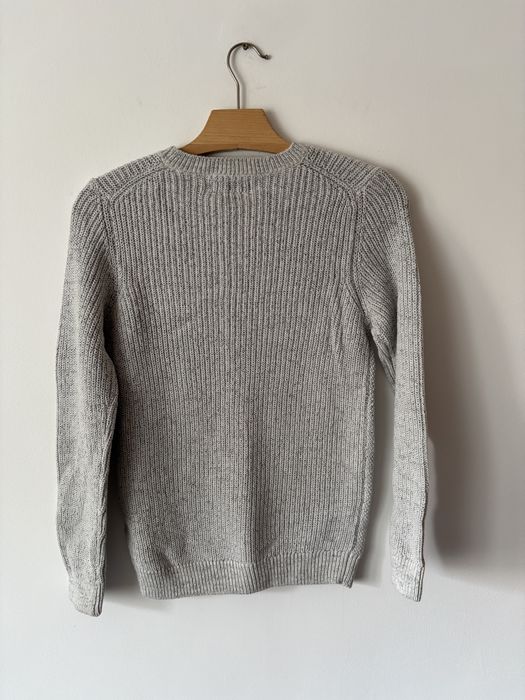 Sweter szary z dzianiny dla chłopca Next 152 cm 12 lat