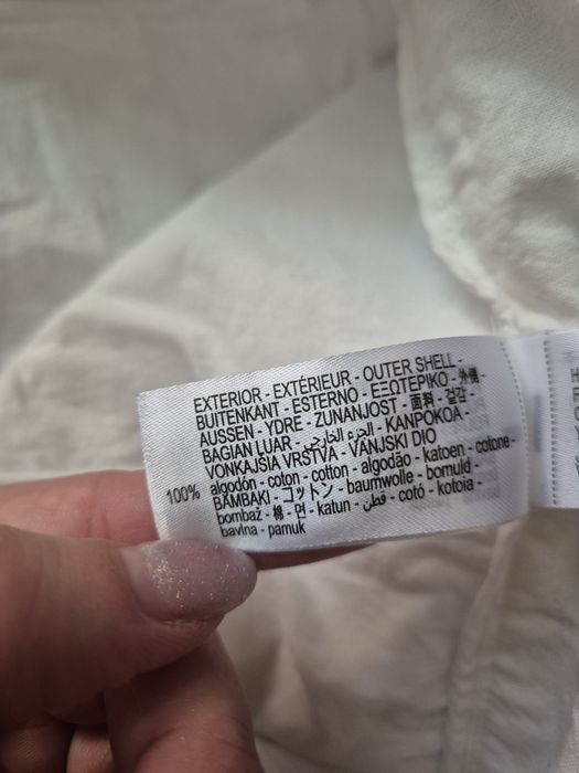 Białe bawełniane Boboho spodenki,Zara,r.XL/2XL