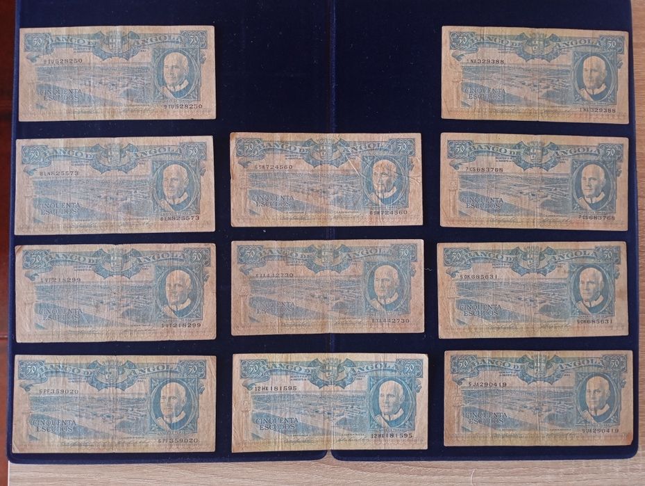 Notas das ex colónias portuguesas Angola