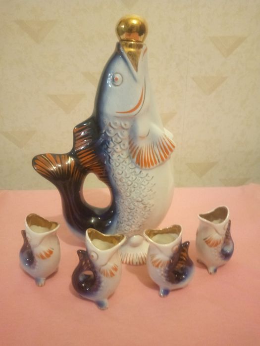 Набор  рыбок  позолота