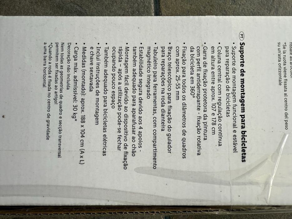 Suporte montagem bicicletas CRIVIT64552852356226123