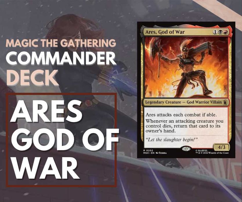 Magic the Gathering Commander | Marvel Super Heroes ARES. RAKDOS