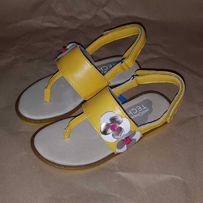 Кожаные детские босоножки вьетнамки Umi Kids Memory Foam 31-32