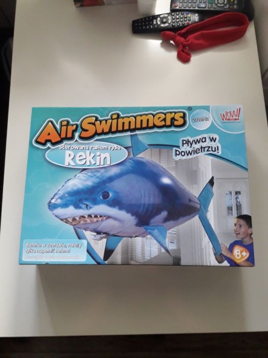 Air Swimmers, Balon Latająca ryba Nemo i Rekin, sterowana zabawka