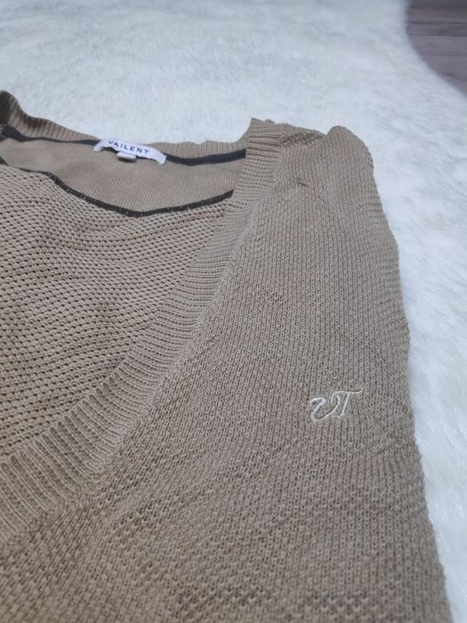 Śliczny męski sweterek kardigan Vailent XL 100% bawełna