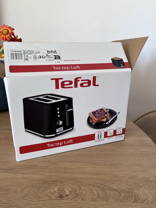 Toster TEFAL Loft TT7618 Czarny