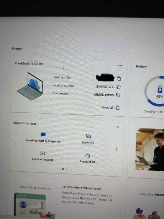 Lenovo ThinkBook 16 G6 IRL | i7-13700H | 32GB RAM | SSD 512GB | Estado Impecável