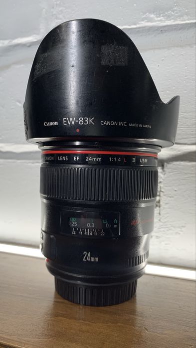 canon 24mm 14 - купити об'єктиви - Ціна на OLX.ua