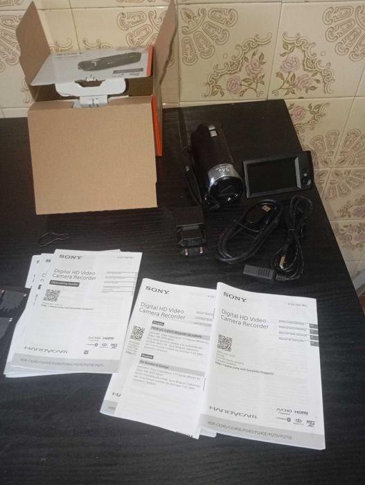 Camera de filmar digital sony Hdr cx240E