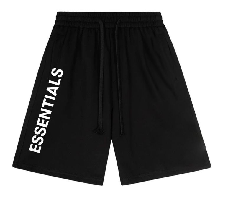 Спортивные шортв Essentials Logo Унисекс черные ессеншиалс Новинка