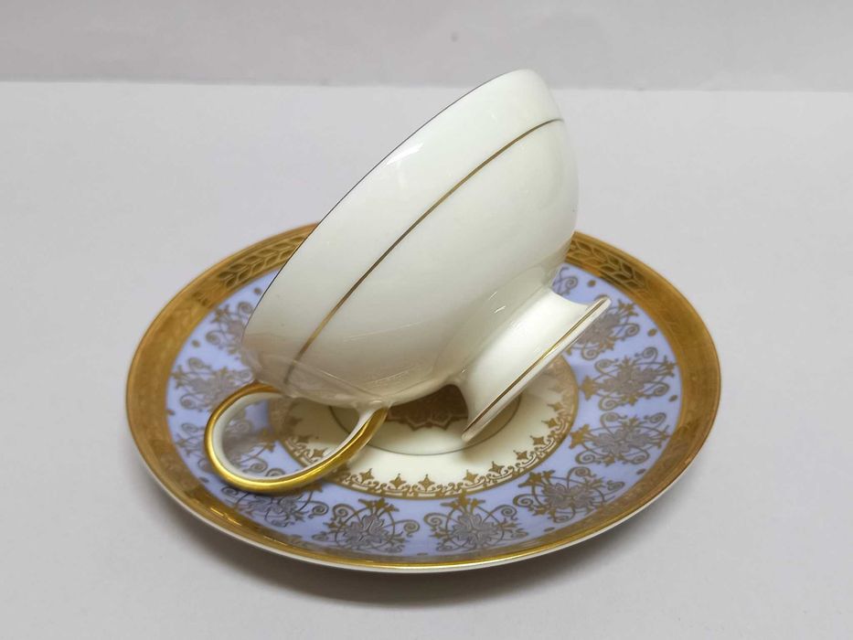 Filiżanka do mokki, błękitna, Rosenthal lata 40-te  - II