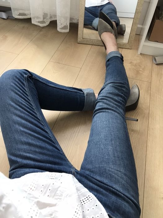 Cross jeans nowe spodnie bez wad super skinny w27 l34