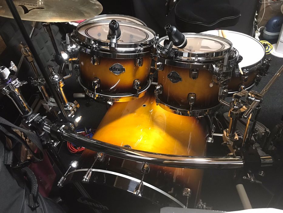 Bateria DDrum Dominion (Classic 90s Maple) Die-Cast Hoops s/hardwear