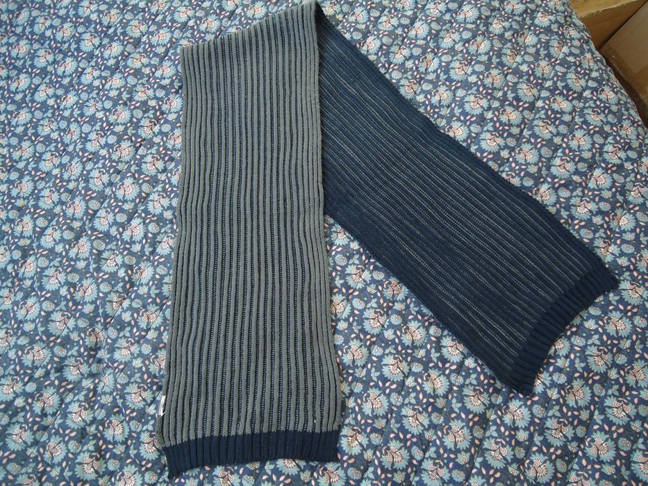 Gruby męski szal szalik zimowy