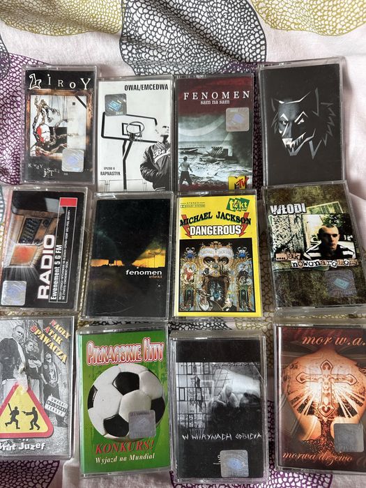 Sprzedam 20 kaset magnetofonowych hip hop itp Unikat