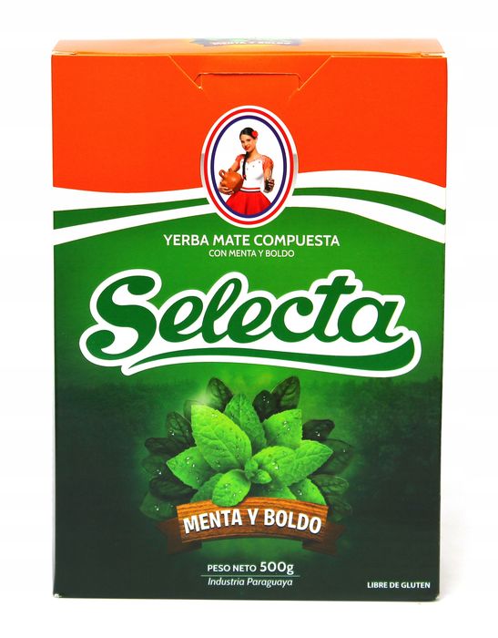 Yerba Mate Selecta Menta Boldo Refresca 0,5kg