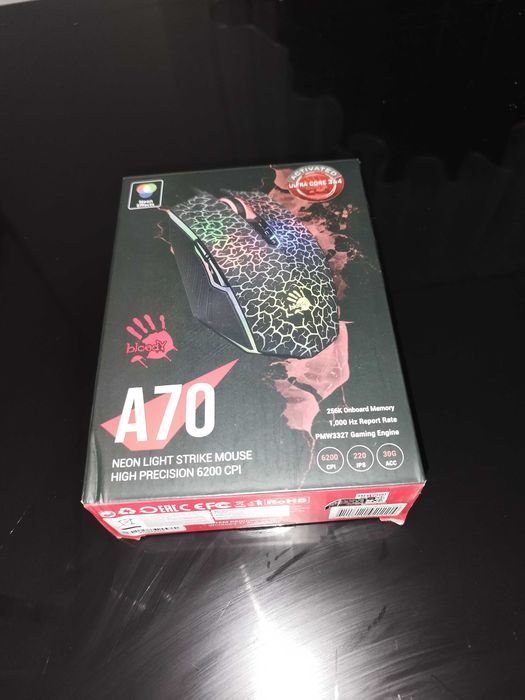 3 myszki gamingowe steelseries,bloody a70(podkładka)