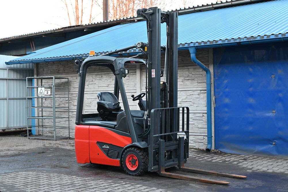 Wózek widłowy Linde E14-02 Triplex 607 cm 2017 rok  5700mth FHP 465