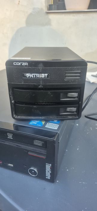 Patriot Corza NAS, dwudyskowkowa zewnętrzna stacja sieciowa (Network Attached Storage) na dyski 3,5" SATA.