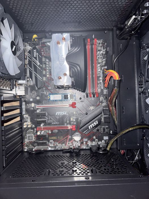 Комплект процессор ryzen 5 + SSD240 + Msi B450 gaming plus max + башня